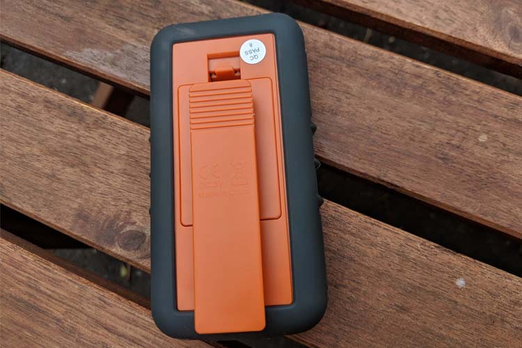 back view of thermpro tp08 thermometer