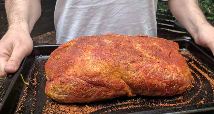 Rub on pork butt