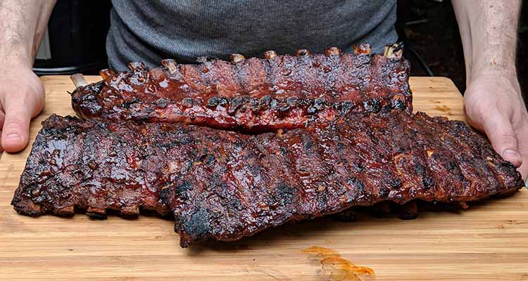 Competition style pork ribs