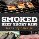 Texas style smoked beef short ribs