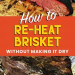collage of cooked brisket