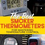 collage of smoker thermometers