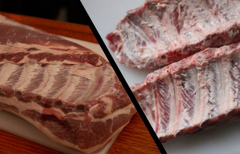 types of pork ribs