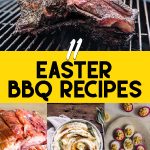 Easter barbecue recipe collage