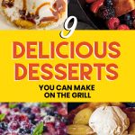 collage of desserts