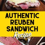 collage of reuben sandwiches and ingredients