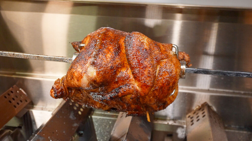 Rotisserie attachment on the Monument mesa 415bz gas grill
