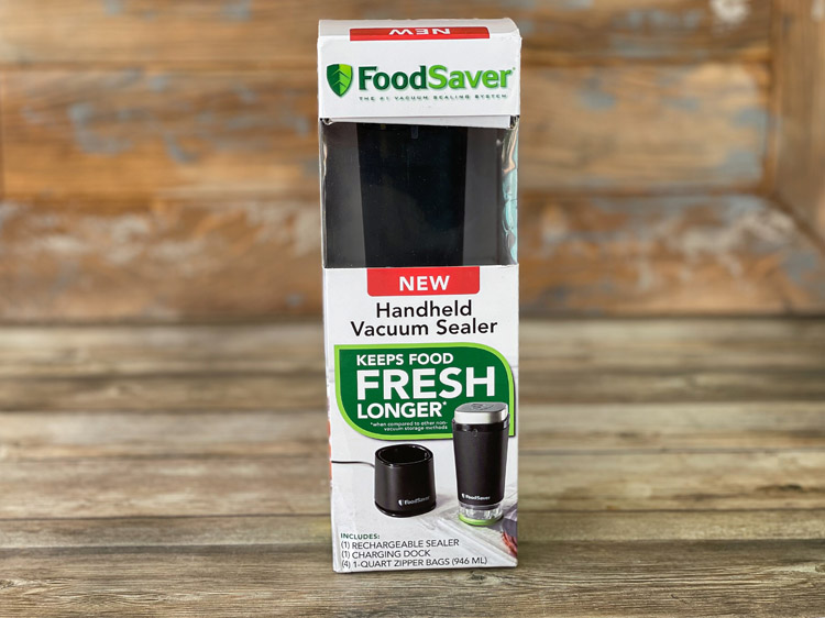 foodsaver vacuum sealer in packaging