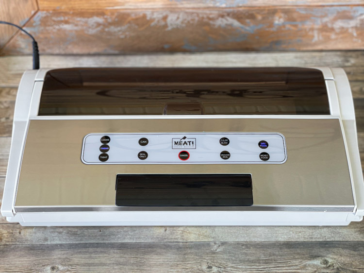 meat your maker vacuum sealer control panel