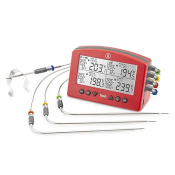 Signals 4-Channel Wi-Fi/Bluetooth BBQ Alarm Thermometer