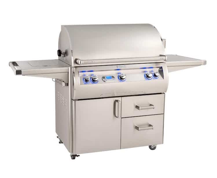 high-end stainless steel grill