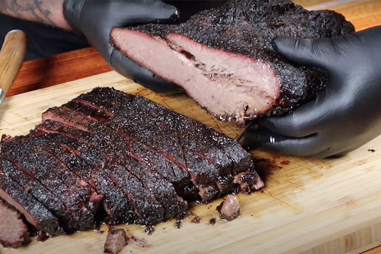 sliced brisket