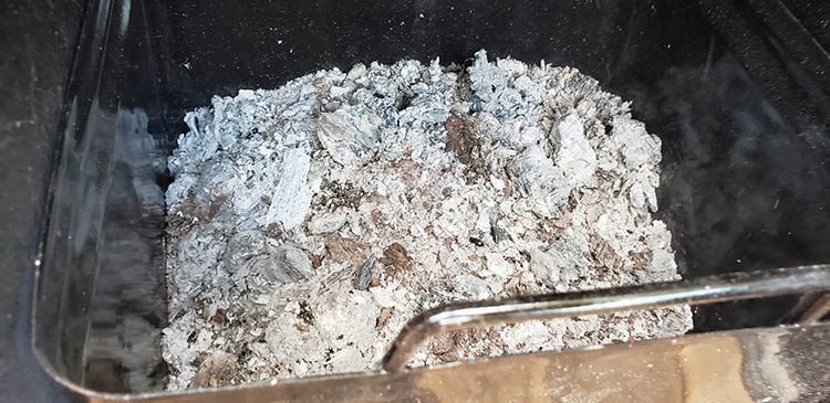 used charcoal tray