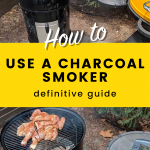 How to use a charcoal smoker