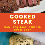 how long does cooked steak last in the fridge