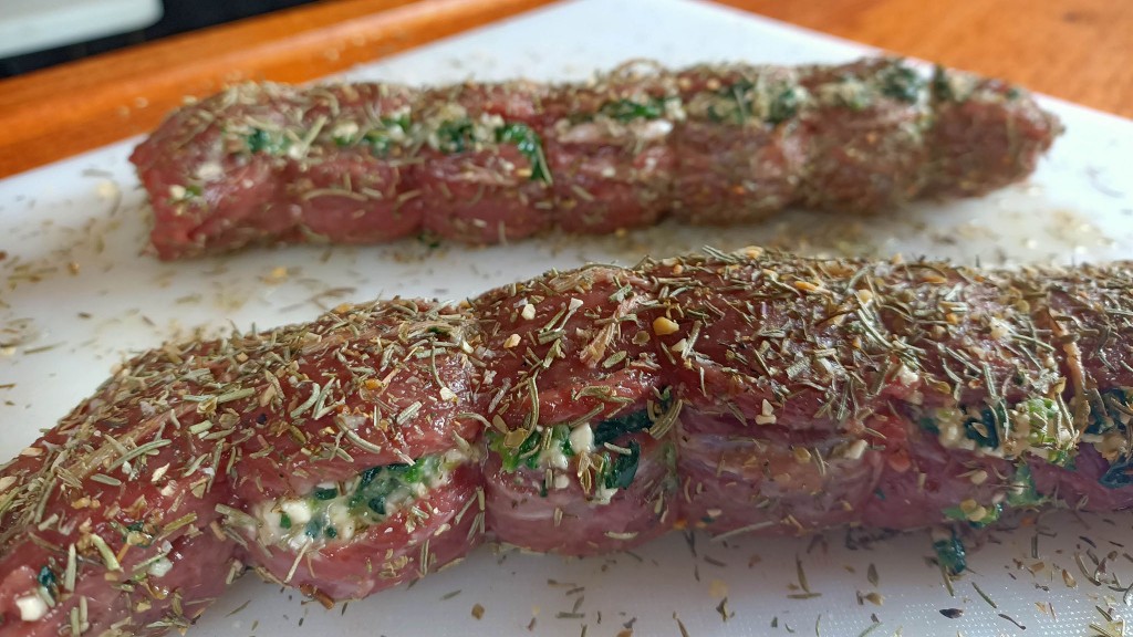 lamb backstraps with lamb seasoning