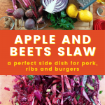 apple and beets slaw