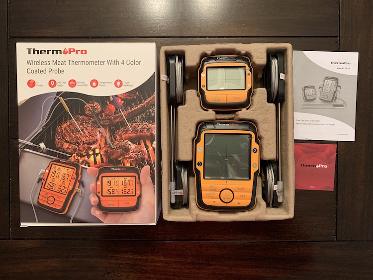 ThermoPro TP27 in a carton packaging box
