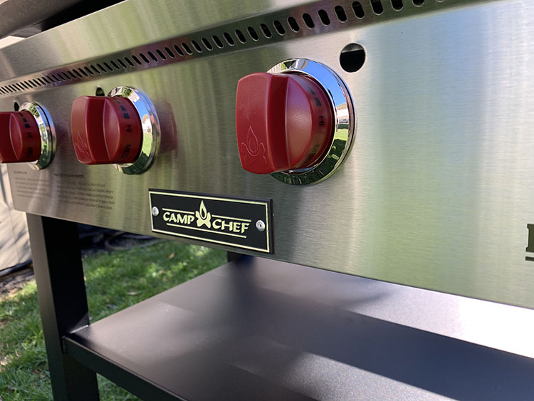 Camp Chef Flat Top Grill burner knobs