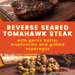 Reverse Seared Tomahawk Steak