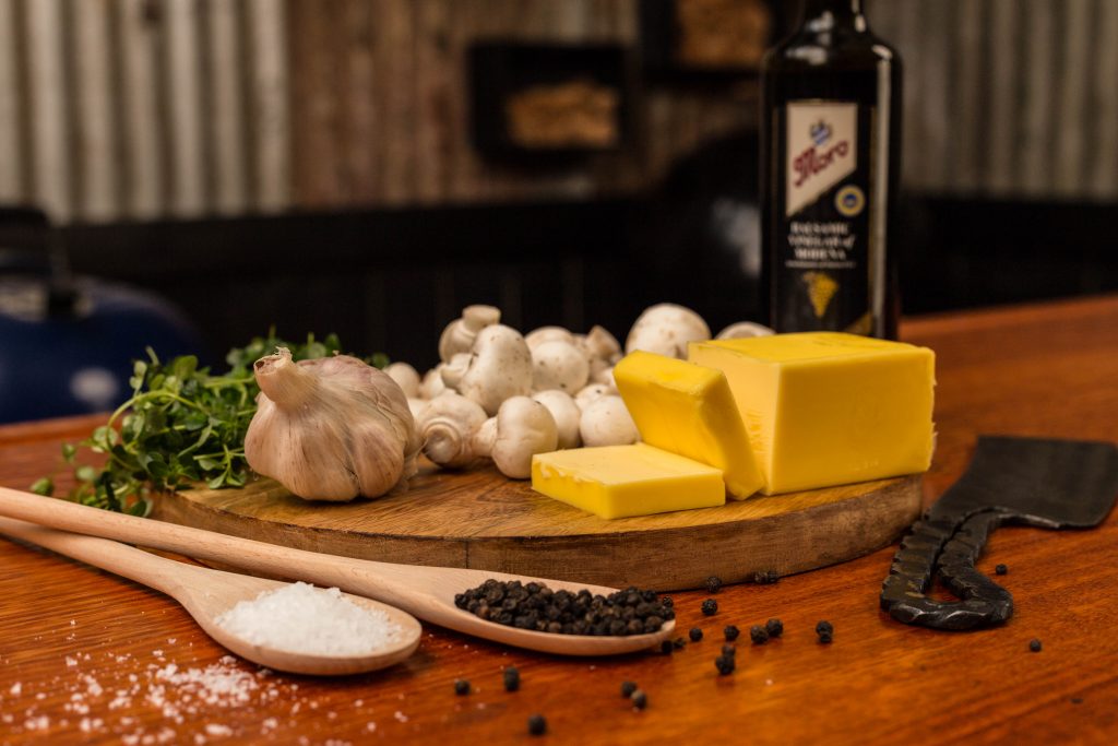 butter garlic mushrooms ingredients