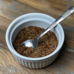 homemade coffee rub in a small bowl
