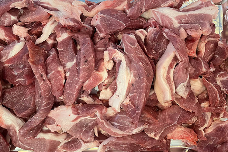 pork butt slices