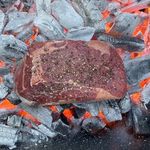 Caveman ribeye steak