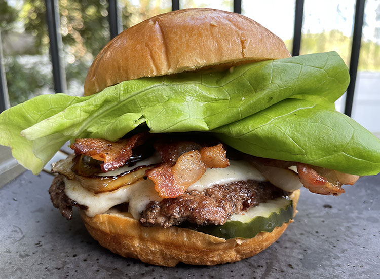smoked smash burger