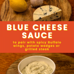 blue cheese sauce
