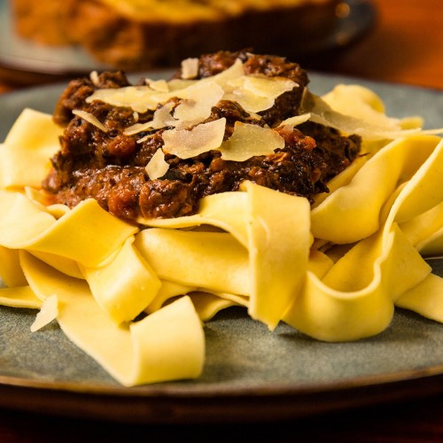 Leftover Brisket Bolognese