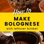 Leftover Brisket Bolognese