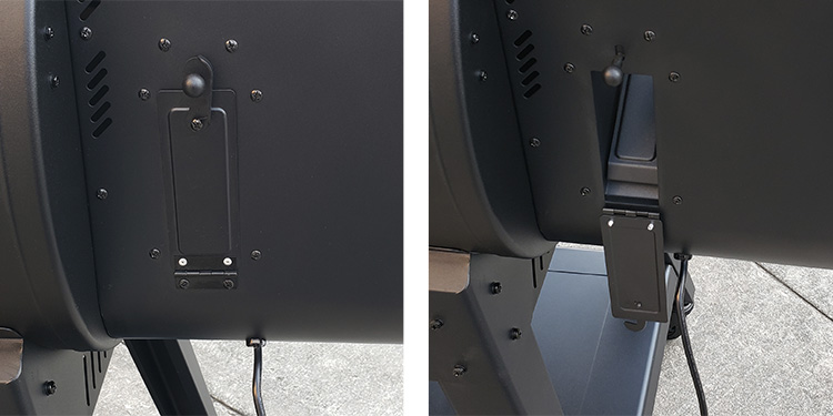 louisiana grills black label grill pellet chute