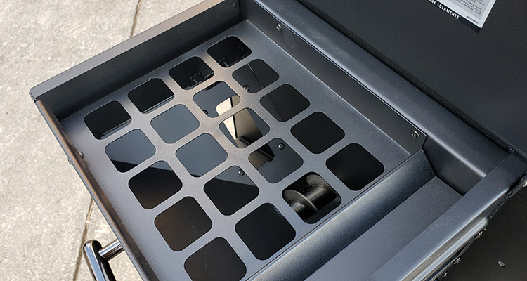 louisiana grills black label grill pellet hopper
