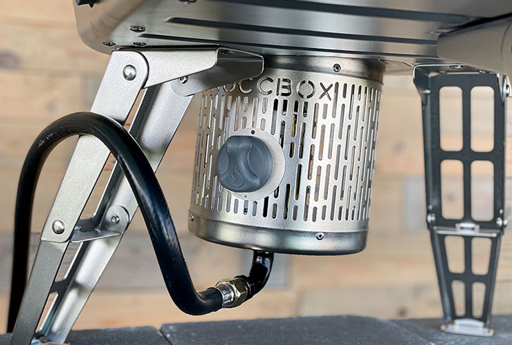 Gozney Roccbox gas burner attachment