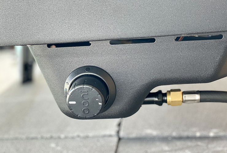 Ooni Koda 16 heat control dial