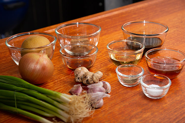 Korean BBQ marinade ingredients