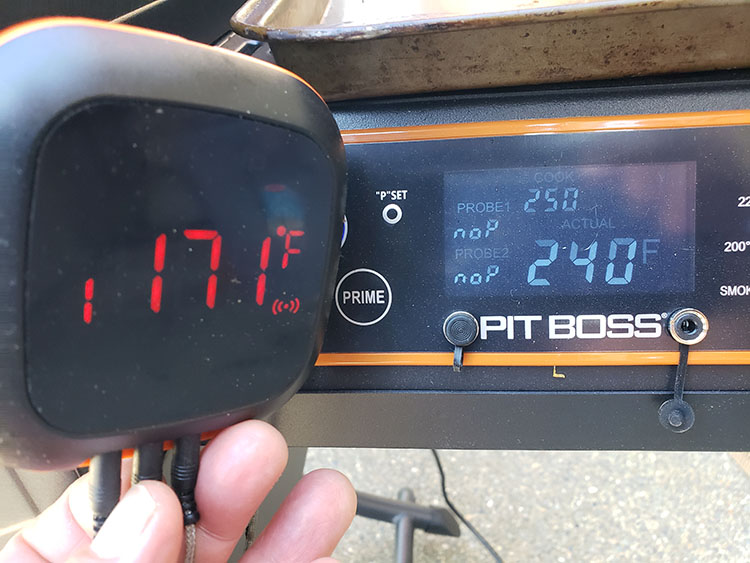 Pit Boss Sportsman Pellet Grill and Inkbird IBT-4XS