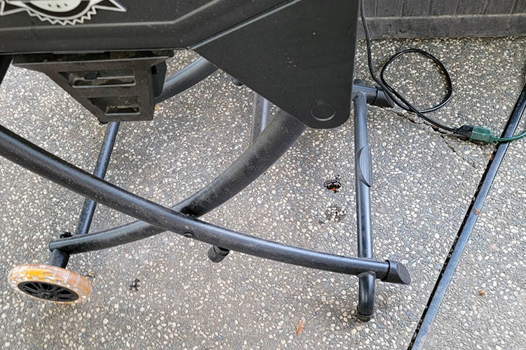 Pit Boss Sportsman Pellet Grill wheels