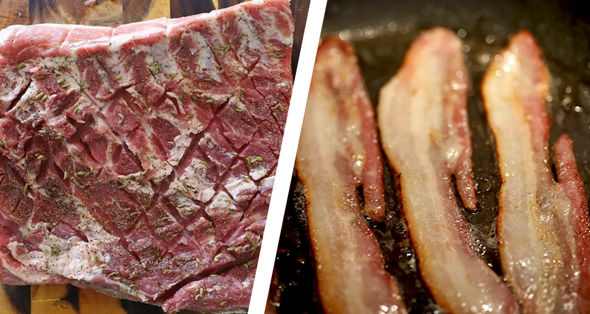 pork belly vs bacon