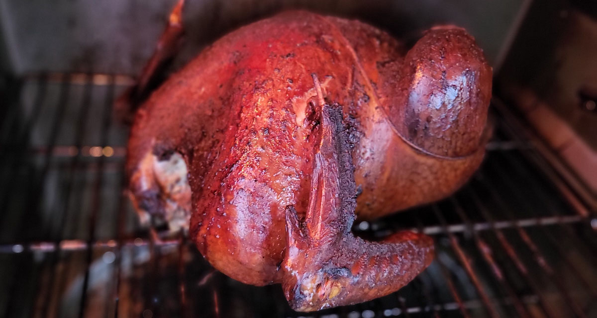 can you smoke a frozen turkey