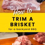 how to trim a brisket
