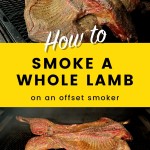 smoked whole lamb