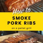 ribs on a pellet grill