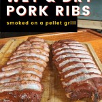 ribs on a pellet grill