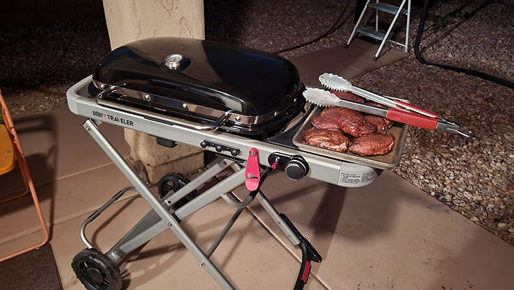 weber traveler portable gas grill