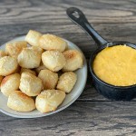 Pretzel bites with beer cheese