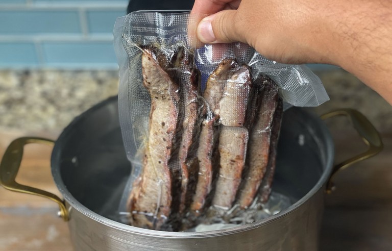 reheating brisket using sous vide