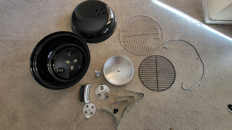 weber jumbo joe unassembled