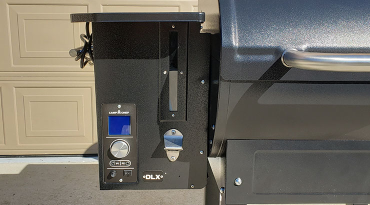 Camp Chef DLX 24 grill control panel